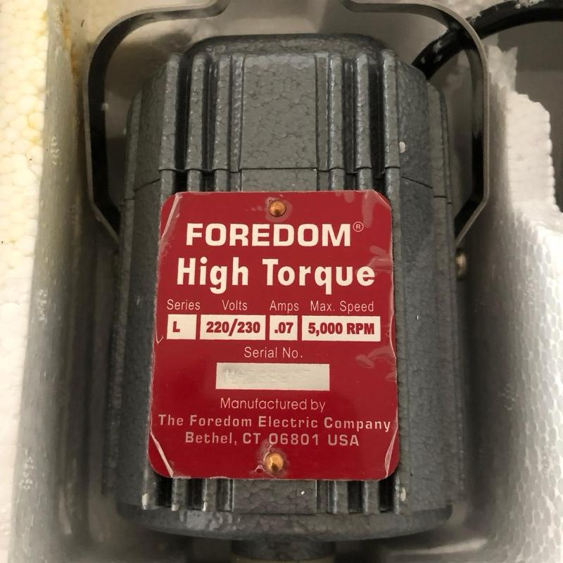 Foredom 2003LK – High Torque Motor Set untuk Handpiece No. 15 (Hammer Tool)