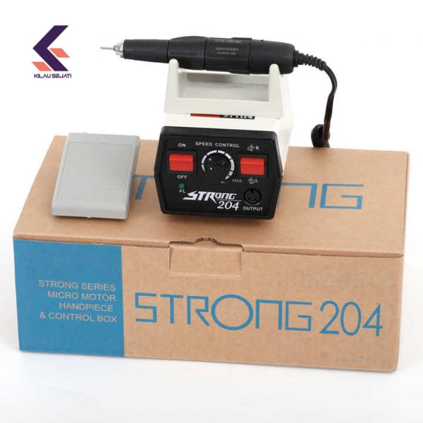 Mikromotor Strong 204 + 102L untuk Perhiasan & Manikur