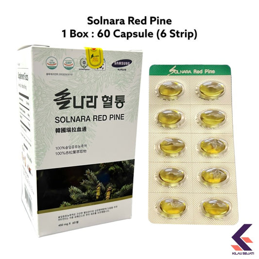 Original Korean Red Pine Needle Oil (minyak pinus Korea) Per capsule