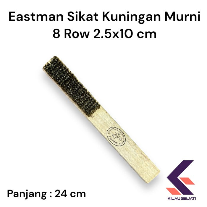 Sikat Kawat Kuningan Eastman 6 / 8 Baris untuk Perhiasan