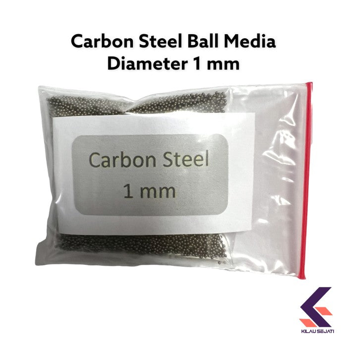 Carbon Steel Ball Media untuk Tumbler Diameter 1 mm Berat 100 gram