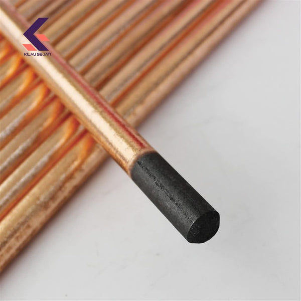 Elektroda Karbon Gouging Lapis Tembaga 10 x 355 mm (per Batang)