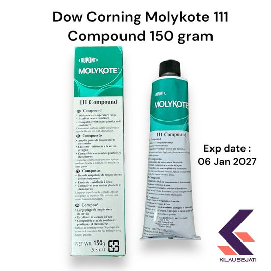 Dow Corning Molykote 111 Silicone Grease 150 gr Made in USA