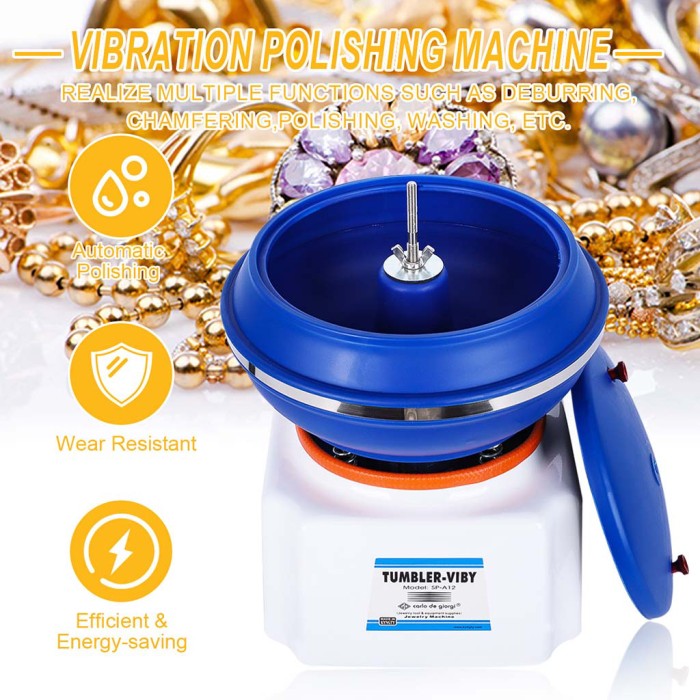 Mesin Poles Getar Vibratory Tumbler SP-A12 6,4 Liter