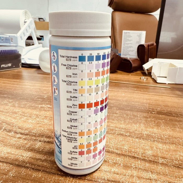 Isi 100 Strip Uji Air Minum 16 Parameter Drinking Water Test Strip 16 in 1