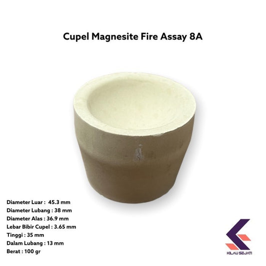 Magnesite Cupel Fire Assay 8A