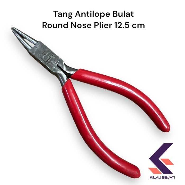 Tang Bulat Perhiasan Antilope 12,5 cm / Round Nose Plier