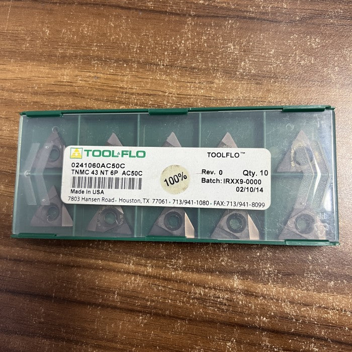 Insert Ulir Toolflo TNMC 43 NT 6P AC50C (per Pcs)