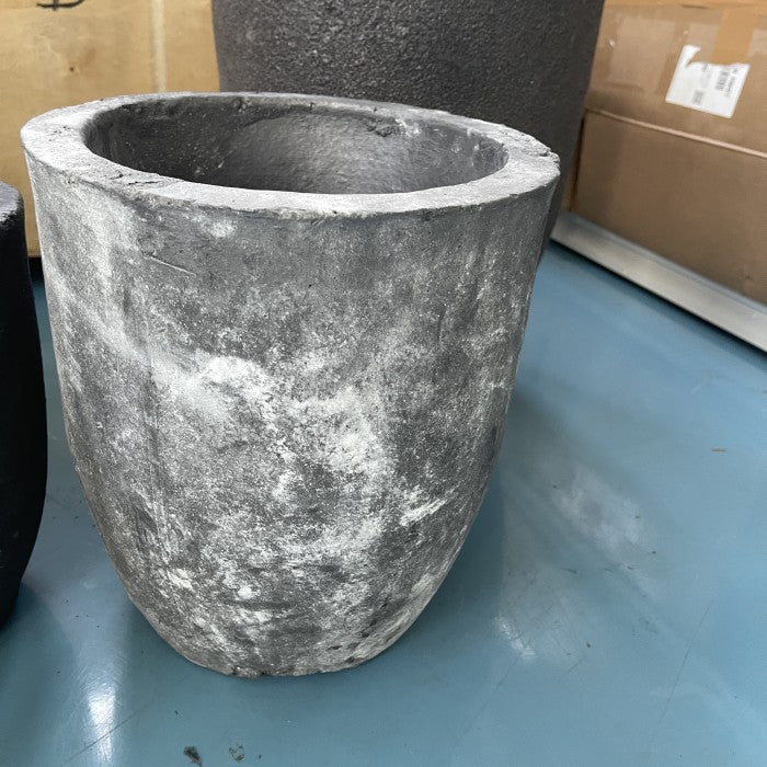 Silicon Carbide Grafit Crucible Tungku Peleburan Kuningan Tembaga 60Kg