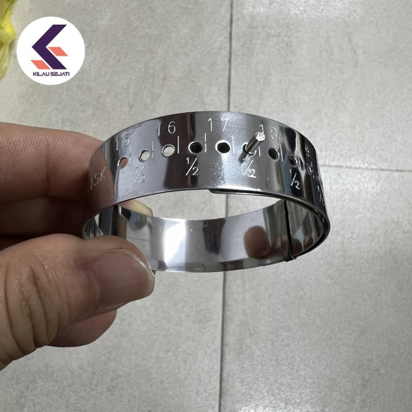 Alat Ukur Gelang TSK Stainless Steel / Bangle Sizer