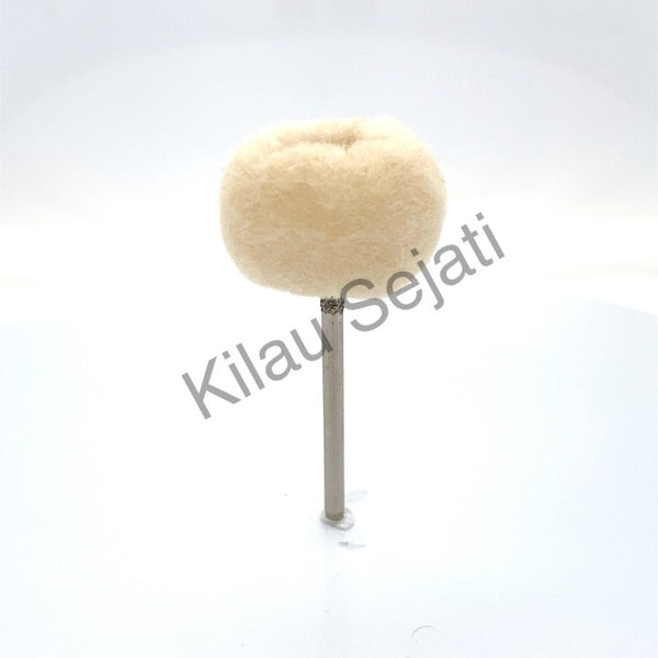 Polesan Wol Bulat / Felt Ball untuk Kilap Akhir Perhiasan