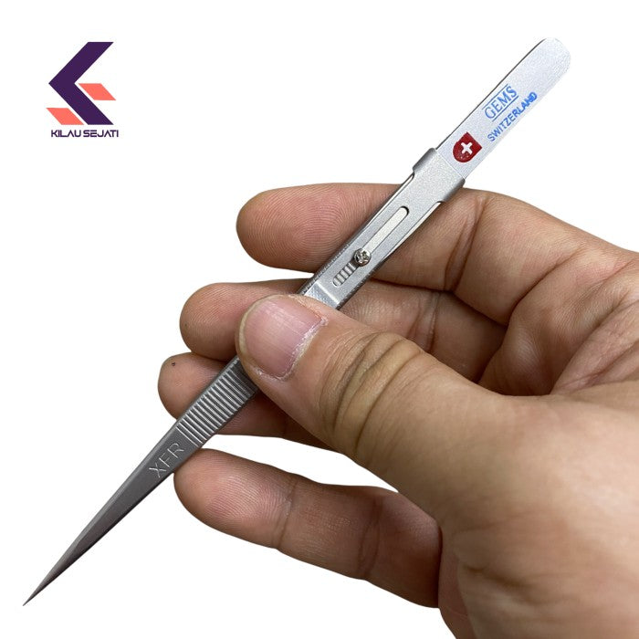 Pinset Berlian dan Gemstone dengan sistem Auto Lock Diamond Tweezer