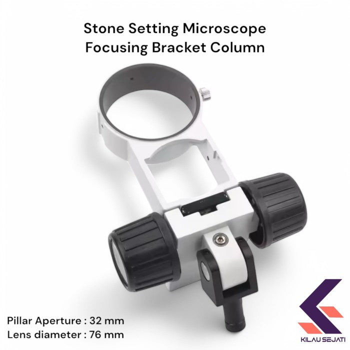 Braket Fokus Mikroskop Micro Setting / Focusing Bracket 76 mm