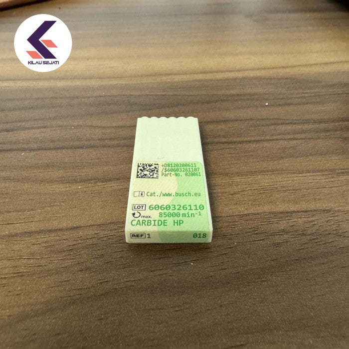 Mata Bor Bola Tungsten Carbide Busch Fig.1 (0,5 - 2,1 mm)