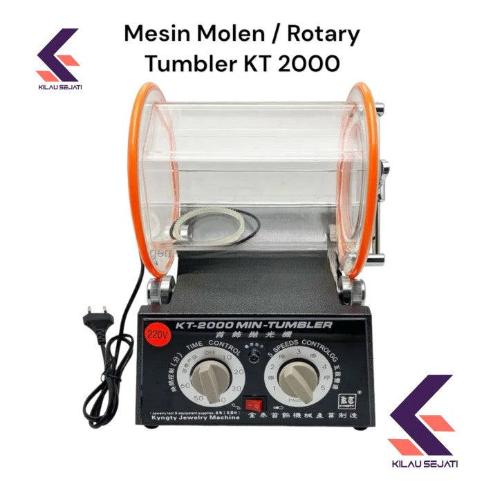 Rotary Tumbler KT 2000/ Mesin molen KT 2000 / Mesin Sangling KT 2000