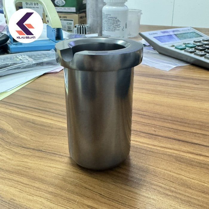 High Density Casting Graphite Crucible 1 kg Emas