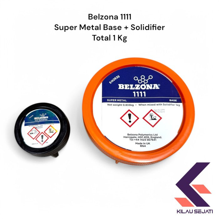 Belzona 1111 Super Metal Epoxy Repair 1 Kg Set