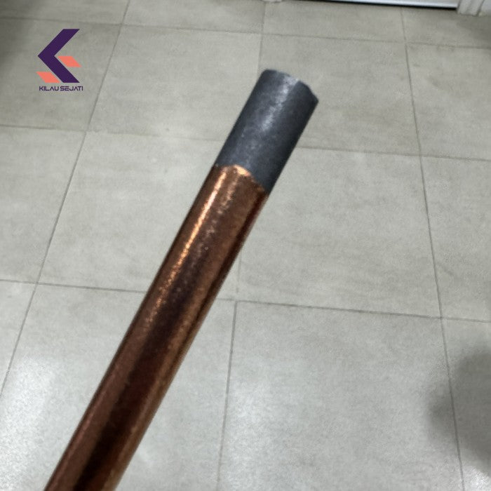 Copper Clad Gouging Graphite Carbon Rod Electrode 10 x 355 mm per btg