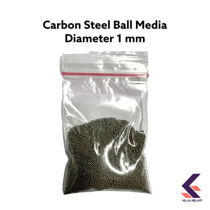 Carbon Steel Ball Media untuk Tumbler Diameter 1 mm Berat 100 gram