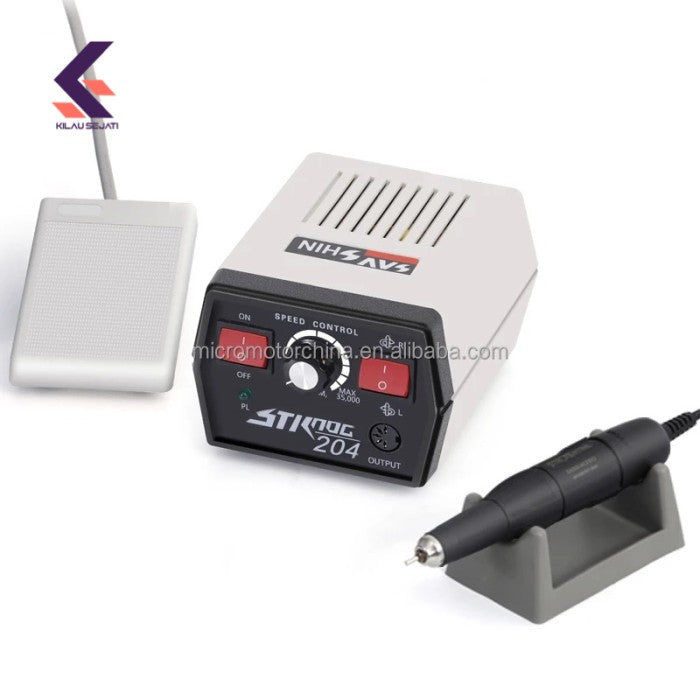 Mikromotor Strong 204 + 102L untuk Perhiasan & Manikur