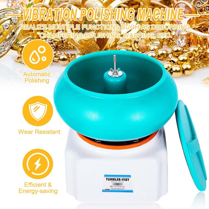 Mesin Poles Getar Vibratory Tumbler SP-P17 12 Liter