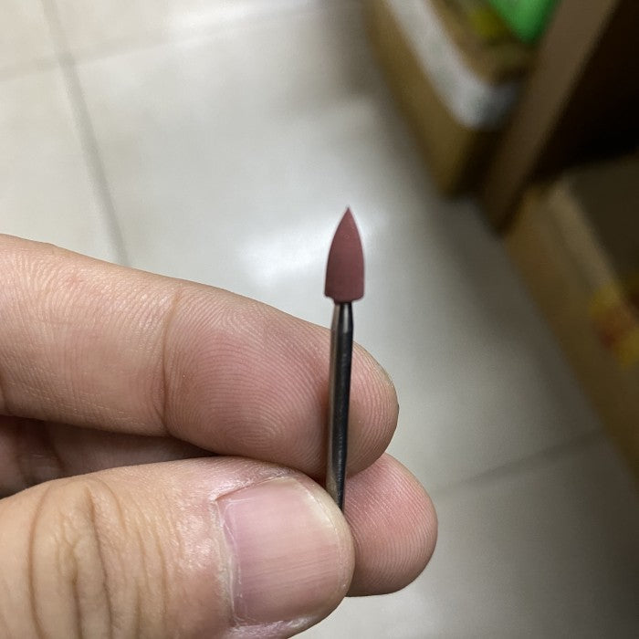 Jewelry Silicone polishing point 4 mm Polesan silikon Ujung lancip 4 mm