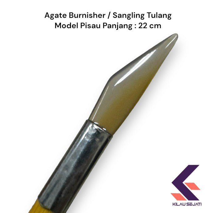 Sangling Tulang / Agate Burnisher Model Pisau & Pedang