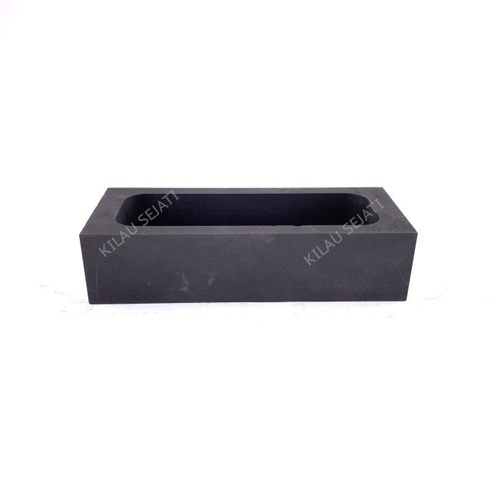 Cetakan Ingot Emas Grafit 1,2 kg High Purity / Singen Grafit