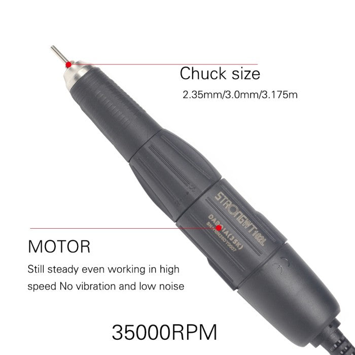 Mikromotor Strong 204 + 102L untuk Perhiasan & Manikur