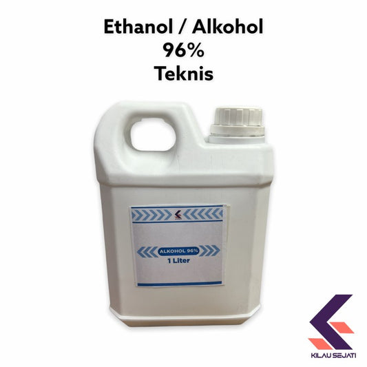 Alkohol 96% / ethanol 96% / alkohol teknis 96% 1liter