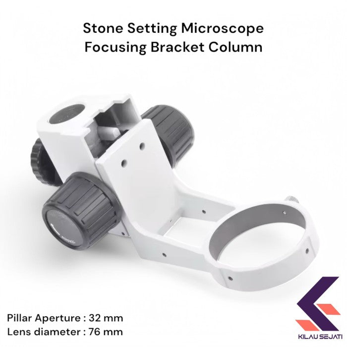 Braket Fokus Mikroskop Micro Setting / Focusing Bracket 76 mm