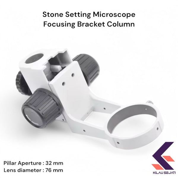 Braket Fokus Mikroskop Micro Setting / Focusing Bracket 76 mm