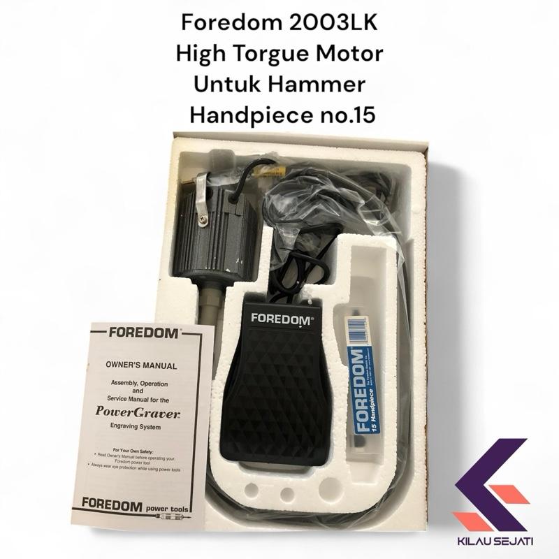 Foredom 2003LK – High Torque Motor Set untuk Handpiece No. 15 (Hammer Tool)