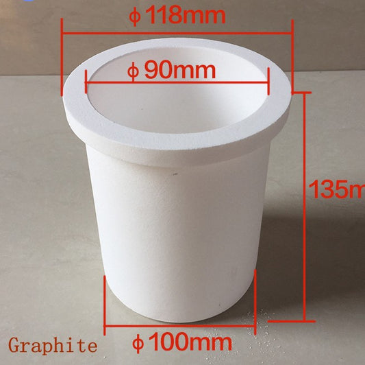 5 kg Quartz Crucible Shield untuk 5 kg Graphite Crucible Melting Pot