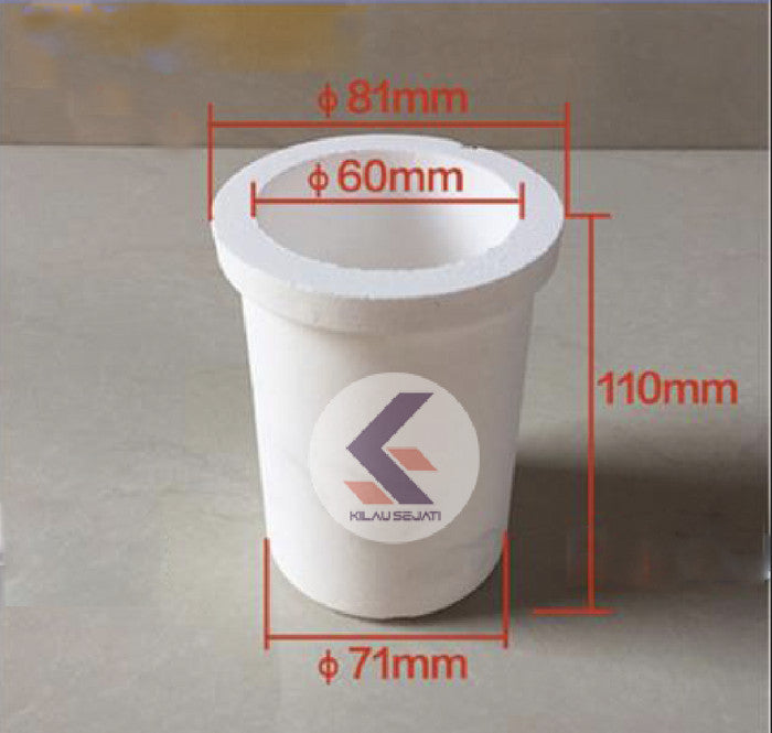 Quartz Crucible Shield 2 kg / Pelindung Kowi Grafit Mesin Induksi