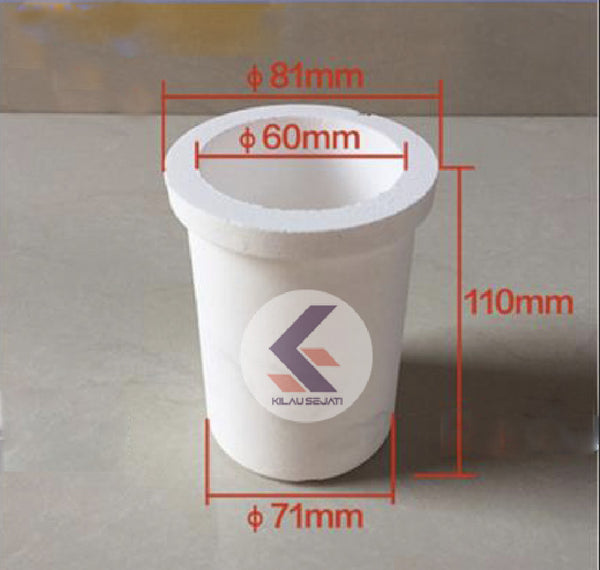 Quartz Crucible Shield 2 kg / Pelindung Kowi Grafit Mesin Induksi