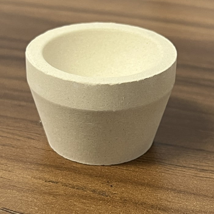 Cupel Magnesit 6A untuk Fire Assay / Uji Kadar Emas