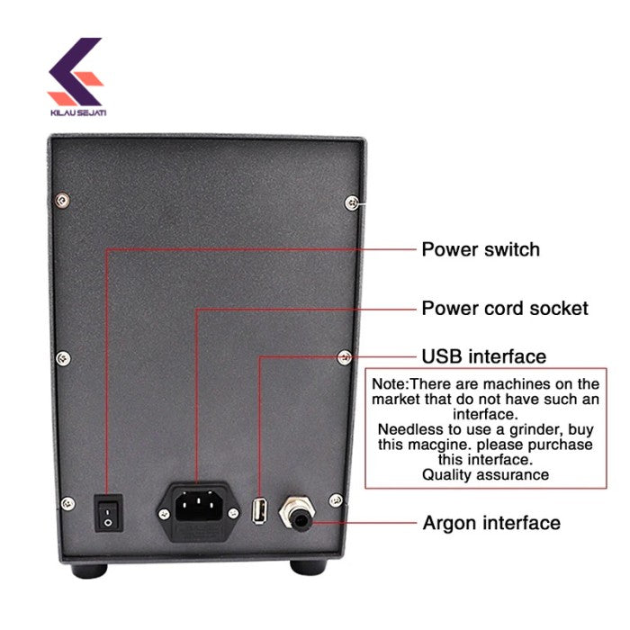 Mesin Las Titik Perhiasan / Spot Welder Argon 100A KT-DX35
