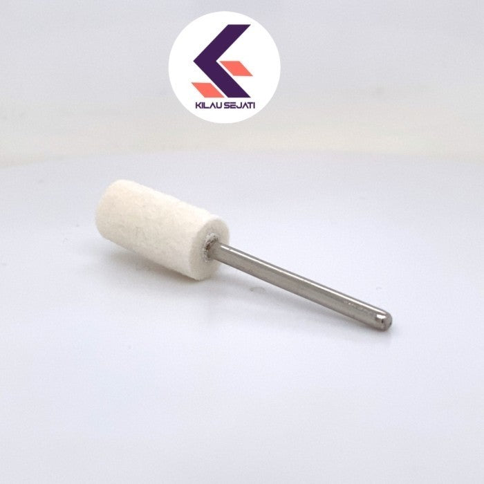 Mata bor bit poles tabung felt cylinder buffing polishing wheel