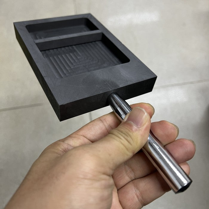 Cetakan Ingot Emas Grafit Heavy Duty Lebar 1,5 kg
