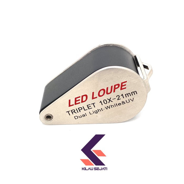 Loupe Berlian 10x 21 mm Triplet Optical Glass (Setara Hastings)