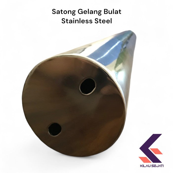 Satong Gelang Bulat bahan Stainless Steel / Luju Gelang Bulat Stainless Steel