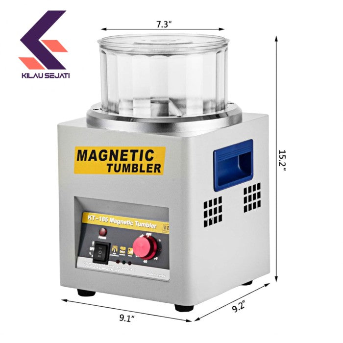 New Magnetic Tumbler KT185 Mesin Poles Magnetik KT185