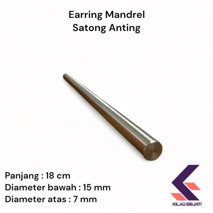 High rigidity Earring Mandrel / Satong Anting 18 cm