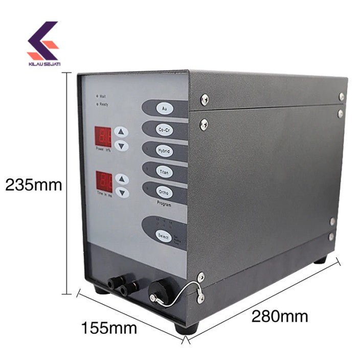 Mesin Las Titik Perhiasan / Spot Welder Argon 100A KT-DX35