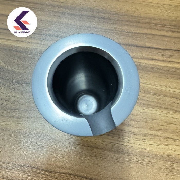 High Density Casting Graphite Crucible 1 kg Emas