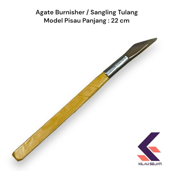 Sangling Tulang / Agate Burnisher Model Pisau & Pedang