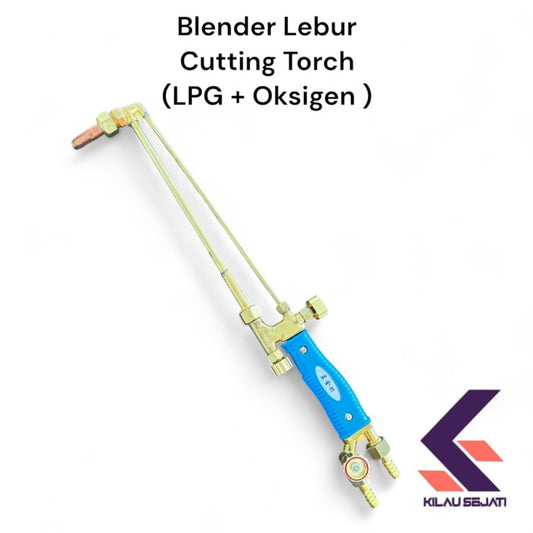 Oxygen Lance Blender Lebur Emas dan Perak menggunakan LPG dan Oksigen