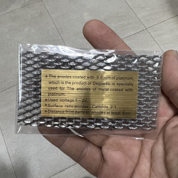 Anoda Platinized Titanium / Jaring Sepuh Krum Platinum