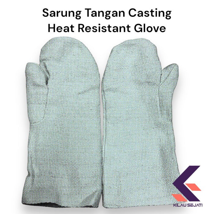 Sarung Tangan Tahan Panas 550°C untuk Casting & Lebur Logam